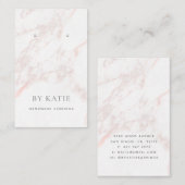  roze grijze verkenningskaart visitekaartje (Voorkant / Achterkant)