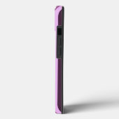 Roze Grijze Verticale Gestreepte Persoonlijke Case-Mate iPhone Case (Achterkant / Links)