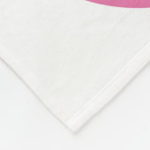 Roze Grijze Volleyballen Meisjes Sportkamer Decor Fleece Deken (Hoek)