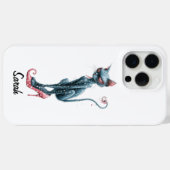 Roze Grijze Whimsical Kat Case-Mate iPhone Case (Achterkant (horizontaal))