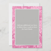 Roze, grijze, witte flesje Sip en zie uitnodiging (Achterkant)