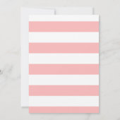 Roze grijze witte zeeshells met uitnodiging tot hu (Achterkant)