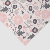 Roze grijze zwarte flessenpatroon tissuepapier (Detail)