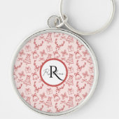 roze grillig sleutelhanger (Voorkant)