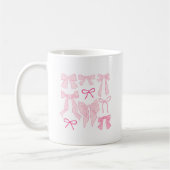 Roze grillige bogen koffiemok (Links)