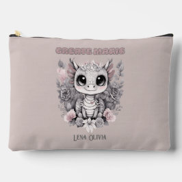 Roze grillige "Creëer Magic" Little Dragon Etui