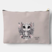 Roze grillige "Creëer Magic" Little Dragon Etui (Achterkant)