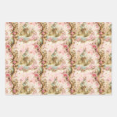 Roze grillige Toile Wrapping Paper Sheets (Voorkant 2)