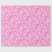 Roze grind cadeaupapier (Vlak)