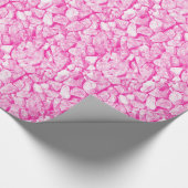 Roze grind cadeaupapier (Hoek)