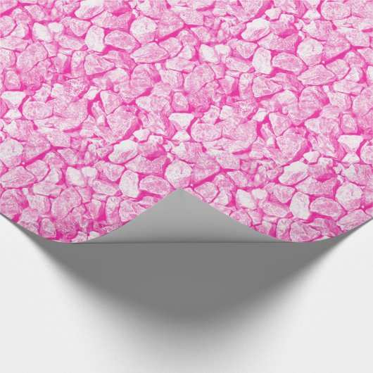 Roze grind cadeaupapier (Hoek)