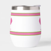 Roze Groen Aangepaste Tekst Gepersonaliseerd Pickl (Links)