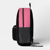 Roze Groen Abstract Kunst Gymnast Bedrukte Rugzak (Rechts)