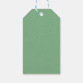 Roze & Groen Argyle Patroon - Cadeaubijsluiter Cadeaulabel (Achterkant)