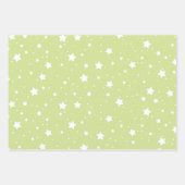 Roze Groen Blauw Inpakpapier - Star Design (Voorkant 2)