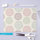 Roze groen blauw pastel kleur mandala patroon tissuepapier (Craft)