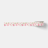 Roze & Groen Coquette Zomer Strandvakantie Grosgrain Lint (Voorkant)