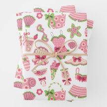 Roze & Groen Coquette Zomer Strandvakantie