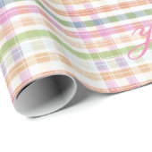 Roze Groen en blauw Cadeaupapier (Rol Hoek)