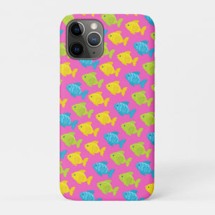 Roze Groen Geel Blauwe Vis Zee Dieren Zomer Case-Mate iPhone Case
