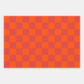 Roze Groen geruit Gingham patroon Inpakpapier Vel (Voorkant 2)