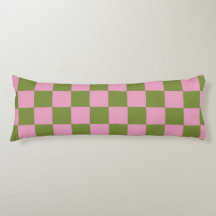 Roze Groen geruit Gingham patroon