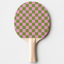 Roze Groen geruit Gingham patroon