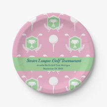 Roze & Groen - Golfcompetitie Feestbord