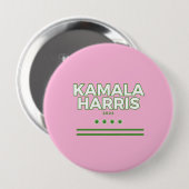 Roze & Groen Kamala Harris Button (Voorkant /achterkant)