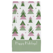 Roze & Groen Moderne Vakantie Klein Cadeauzakje (Voorkant)