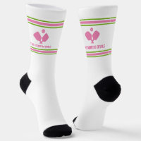 Roze Groen Pickleball Paddles Gepersonaliseerd Tea