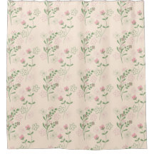 Roze Groen Retro Y2K 70s Bloempatroon