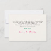 Roze Groen Roos bloemblaadjes bloementuin bruiloft (Achterkant)