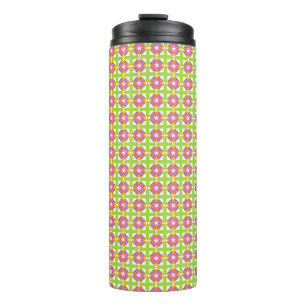 roze groen thermosbeker