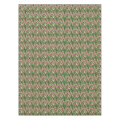 Roze groen tropisch Oerwoud botanisch Tafelkleed (Voorkant)