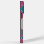 roze groen vierkant Case-Mate iPhone case (Achterkant / Rechts)