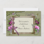  Roze Groen Vrijgezellenfeest Uitnodigen Kaart (Voorkant)