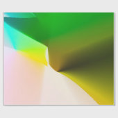 Roze Groen Wit abstracte Textuur Cadeaupapier (Vlak)