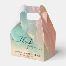 Roze Groen Zonnig Ocean Beach Zomer Party Bruiloft