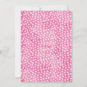 Roze Groen Zwart één op één dag in een meloen Kaart (Achterkant)