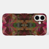 Roze, Groen & Zwart Fractal telefoonhoesje Case-Mate iPhone Case (Achterkant (horizontaal))