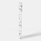 Roze Groene Aquarel Wilde Bloem Case-Mate iPhone Case (Achterkant / Rechts)