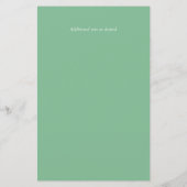 Roze Groene Bladeren Budget Trouw Uitnodigingen (Achterkant)