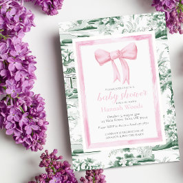 Roze & Groene Bow Chinoiserie met bewerking op de  Kaart