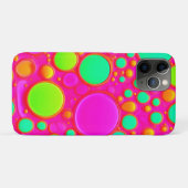 Roze & Groene Cirkels Case-Mate iPhone Case (Achterkant (horizontaal))