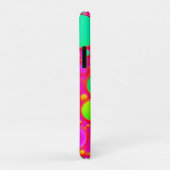 Roze & Groene Cirkels Case-Mate iPhone Case (Achterkant/rechts)