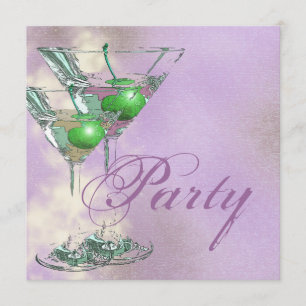 Roze groene elegant 21st kaart