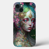 Roze groene Elf Fairy Woman Fantasy Art Case-Mate iPhone Case (Achterkant)