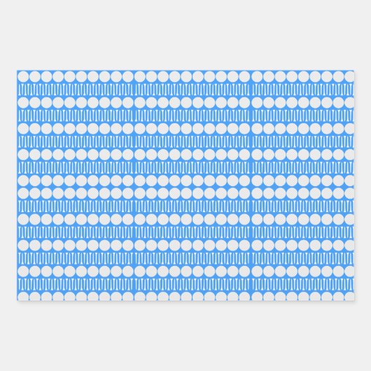 Roze groene en blauwe golfballen en T - shirts Inpakpapier Vel (Voorkant 3)