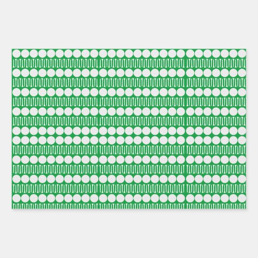 Roze groene en blauwe golfballen en T - shirts Inpakpapier Vel (Voorkant 2)